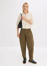 Žebrovaný kabátek z jemné pleteniny, bonprix