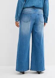 Džíny Wide Leg, Mid Waist, bonprix
