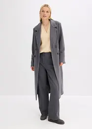 Oversize svetr s výstřihem do V, bonprix