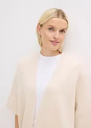 Oversize pletená pelerína, bonprix
