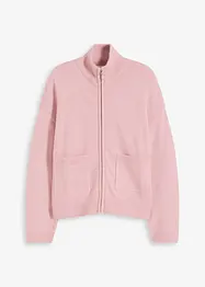 Pletený kabátek se zapínáním na zip, bonprix