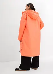Nepromokavý, zateplený kabát v midi délce, bonprix