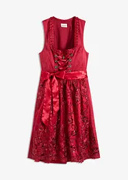Dirndl se zástěrou s flitry (2dílná souprava), bonprix