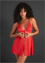 Babydoll a tanga (2dílná souprava), bonprix