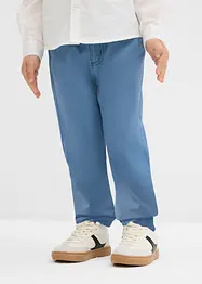 Kalhoty bez zapínání z čisté bavlny, Regular Fit, Straight, bonprix