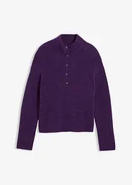 Oversize vlněný svetr s alpakou, bonprix