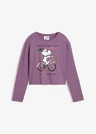Triko Snoopy s dlouhým rukávem, z čisté bavlny, Peanuts
