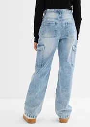 Široké cargo džíny, Mid Waist, bonprix