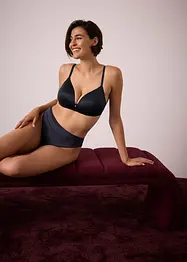Tanga s vysokým pasem a lesklým efektem (2 ks), bonprix