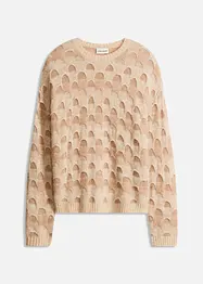Měkký oversize svetr s vlnou a alpakou, bonprix