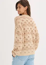 Měkký oversize svetr s vlnou a alpakou, bonprix