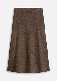 Pletená sukně v délce midi, bonprix