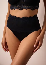 Stahovací tanga s krajkou, střední tvarující efekt, bonprix