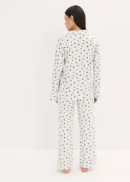 Oversize pyžamo s knoflíkovou lištou, bonprix