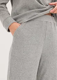 Domácí souprava z měkkého žebrovaného materiálu, oversize, bonprix