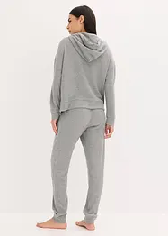 Domácí souprava z měkkého žebrovaného materiálu, oversize, bonprix
