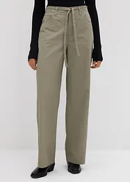 Keprové kalhoty z čisté bavlny, bonprix