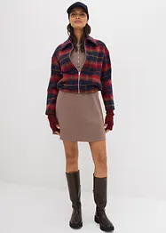 Žebrované šaty z elastické bavlněné směsi, bonprix