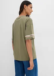 Oversize tričko z čisté organické bavlny, bonprix