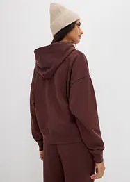 Oversize mikina s kapucí z čisté bavlny, bonprix