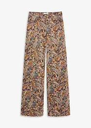 Strečové kalhoty Wide Leg, s bavlnou, bonprix