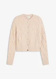 Kabátek ze silnější pleteniny, ve stylu bomber, bonprix