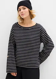 Oversize mikina z čisté bavlny, bonprix