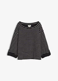 Oversize mikina z čisté bavlny, bonprix