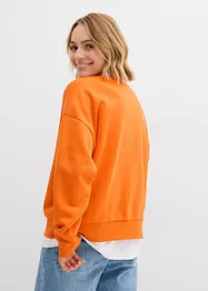 Oversize mikina z bavlněné směsi, bonprix