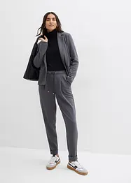 Kalhoty bez zapínání, se splývavou viskózou, bonprix