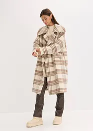 Oversize kabát z měkké vlněné směsi, bonprix