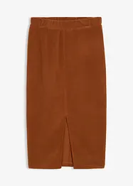 Midi sukně z flísu Polar, bonprix