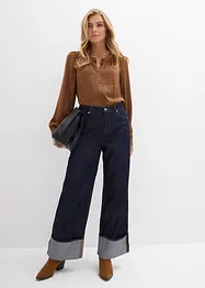 Džíny Baggy, Mid Waist, bonprix