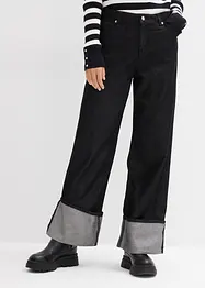 Džíny Baggy, Mid Waist, bonprix