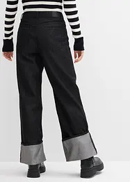 Džíny Baggy, Mid Waist, bonprix