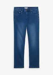 Teplákové džíny Classic Fit s pohodlným pasem, Straight, bonprix