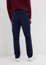 Strečové manšestrové kalhoty s organickou bavlnou, Regular Fit, Tapered, bonprix