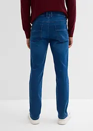 Teplákové džíny Classic Fit s pohodlným pasem, Straight, bonprix