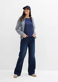 Oversize tričko ze splývavé směsi viskózy a elastanu, bonprix