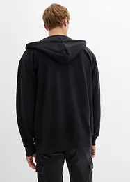 Mikina na zapínání s kapucí, s čistou bavlnou, Loose Fit, bonprix