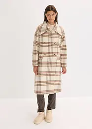 Oversize kabát z měkké vlněné směsi, bonprix