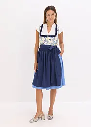 Kroj ve stylu dirndl s vyšívanou zástěrou (2dílná souprava), bonprix
