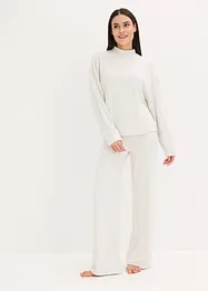 Domácí souprava z měkkého žebrovaného materiálu, oversize, bonprix