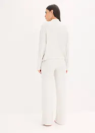 Domácí souprava z měkkého žebrovaného materiálu, oversize, bonprix