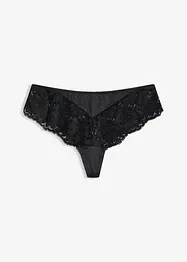 Bokové kalhotky string z lesklého materiálu, bonprix