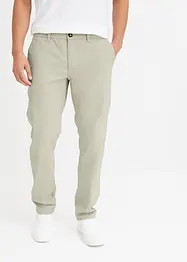 Strečové chino kalhoty Relaxed Fit s organickou bavlnou, Straight, bonprix