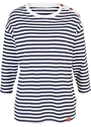 Oversized triko s knoflíky, dlouhý rukáv, bonprix