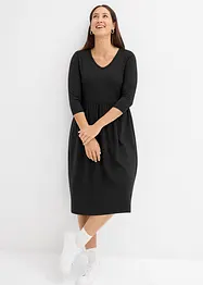 Šaty z bavlněného žerzeje, midi délka, bonprix