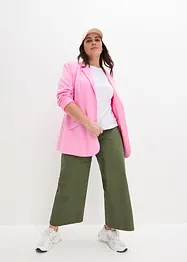 Džíny s pohodlným pasem, Wide Leg, High Waist, bonprix
