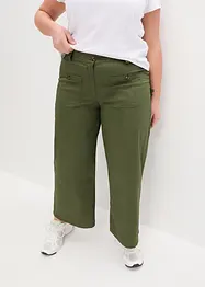 Džíny s pohodlným pasem, Wide Leg, High Waist, bonprix